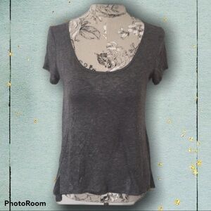 Billa D Gray Aztec Top M